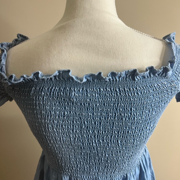 Nwt forever 21 woven denim dress size small - Picture 12 of 12